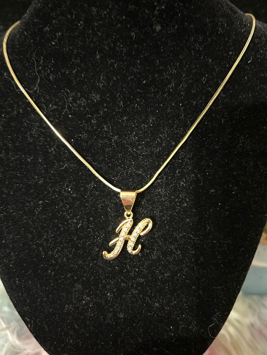 Fashion Jewelry Jewelry - Fashion Jewelry Gold 'H' Initial Pendant Necklace